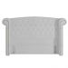 Cabeceira Cama Box Queen 160cm Provença e Recamier Veneto P02 Bouclé Branco - Mpozenato