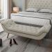 Cabeceira Cama Box Queen 160cm Provença e Recamier Veneto P02 Bouclé Cru - Mpozenato