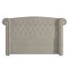 Cabeceira Cama Box Queen 160cm Provença e Recamier Veneto P02 Bouclé Cru - Mpozenato