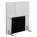 Cabeceira Cama Box Solteiro 90CM Pérola D10 Corano Branco - Mpozenato