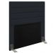 Cabeceira Cama Box Solteiro 90CM Rubi D10 Corano Preto - Mpozenato
