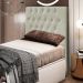 Cabeceira Cama Box Solteiro 90cm Diamante D10 Corano Bege - Mpozenato