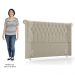 Cabeceira Cama Box Solteiro 90cm Dust P02 Veludo Bege - Mpozenato