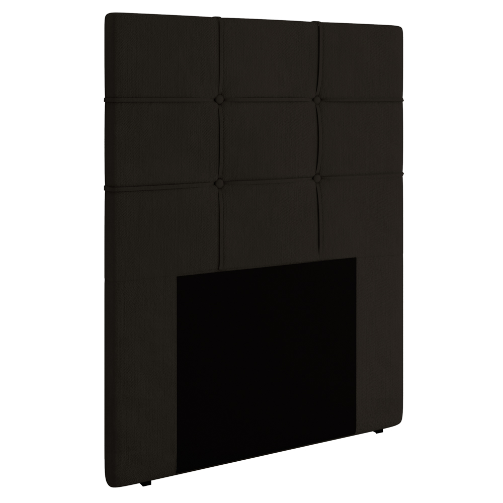 Cabeceira Cama Box Solteiro 90cm Esmeralda Veludo J02 Marrom - Mpozenato