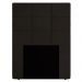 Cabeceira Cama Box Solteiro 90cm Esmeralda Veludo J02 Marrom - Mpozenato
