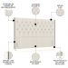 Cabeceira Cama Box Solteiro 90cm Florenza P02 Linho Creme - Mpozenato