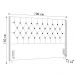 Cabeceira Cama Box Solteiro 90cm Florenza P02 Veludo Bege - Mpozenato
