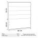 Cabeceira Cama Box Solteiro 90cm Greta Corano Branco e 1 Mesa de Cabeceira Flex DM1 Branco - Mpozenato