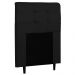 Cabeceira Cama Box Solteiro 90cm Luna I02 Sintético Preto - Mpozenato