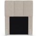 Cabeceira Cama Box Solteiro 90cm Pérola W01 Linho Bege - Mpozenato