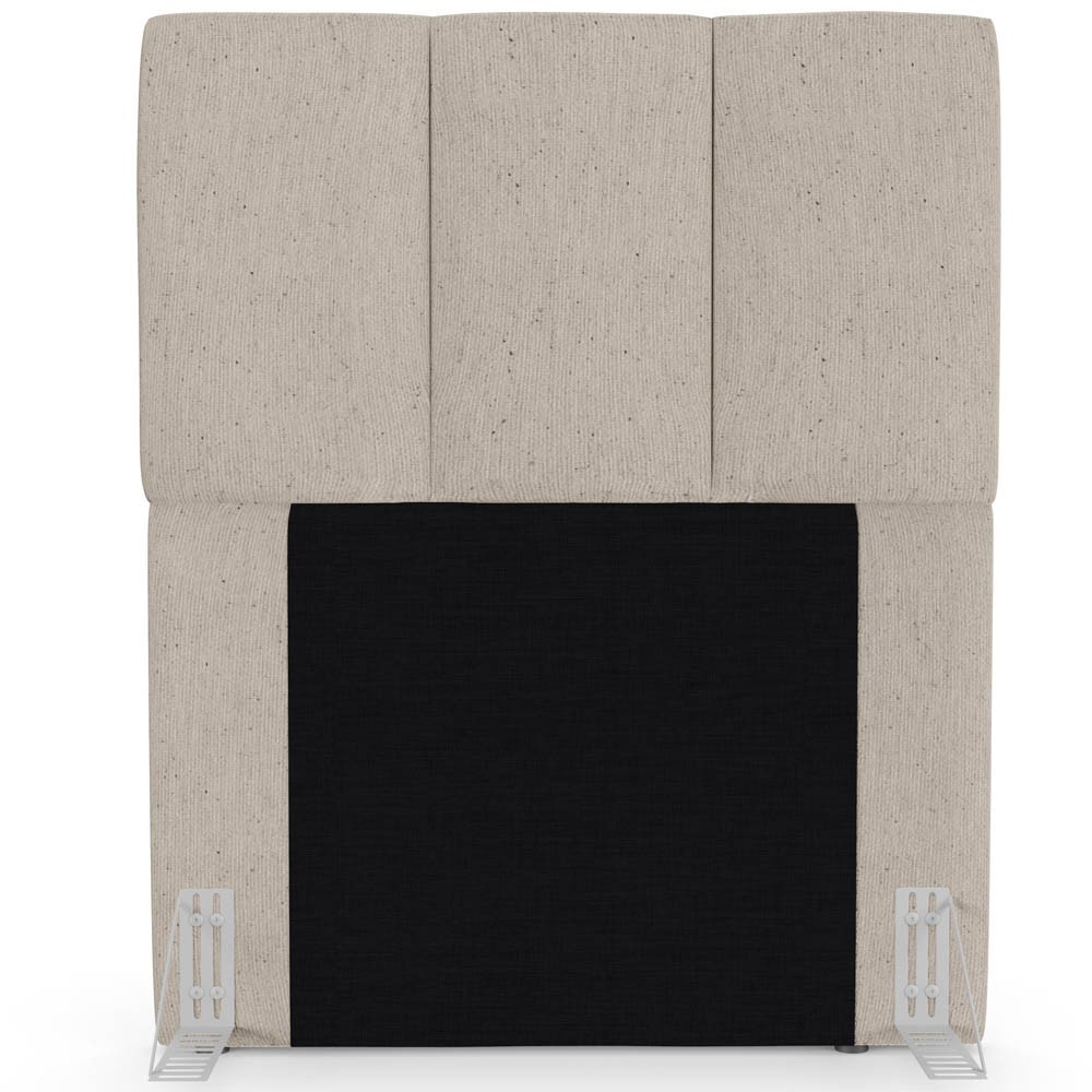 Cabeceira Cama Box Solteiro 90cm Pérola W01 Linho Bege - Mpozenato