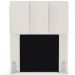 Cabeceira Cama Box Solteiro 90cm Pérola W01 Linho Cru - Mpozenato