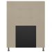 Cabeceira Cama Box Solteiro 90cm Safira Sintético I02 Bege - Mpozenato