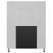 Cabeceira Cama Box Solteiro 90cm Safira Sintético I02 Branco - Mpozenato