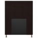 Cabeceira Cama Box Solteiro 90cm Safira Sintético I02 Marrom - Mpozenato