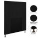 Cabeceira Cama Box Solteiro 90cm Safira Sintético I02 Preto - Mpozenato