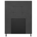 Cabeceira Cama Box Solteiro 90cm Safira Suede I02 Cinza - Mpozenato