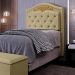Cabeceira Cama Box Solteiro 90cm com Tachas Imperial J02 Linho Areia - Mpozenato