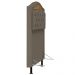 Cabeceira Cama Box Solteiro 90cm com Tachas Imperial J02 Sintético Areia - Mpozenato