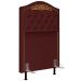 Cabeceira Cama Box Solteiro 90cm com Tachas Imperial Veludo J02 Vinho - Mpozenato