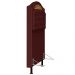 Cabeceira Cama Box Solteiro 90cm com Tachas Imperial Veludo J02 Vinho - Mpozenato