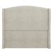 Cabeceira Casal Cama Box 140cm Glenda Z04 Boucle Bege - Mpozenato
