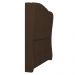 Cabeceira Casal Cama Box 140cm Glenda Z04 Boucle Marrom - Mpozenato