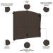Cabeceira Casal Cama Box 140cm Glenda Z04 Veludo Marrom - Mpozenato