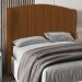 Cabeceira Casal Cama Box 140cm Glenda Z04 Veludo Terracota - Mpozenato