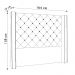 Cabeceira Casal Cama Box 140cm Louise S06 Linho Cinza - Mpozenato