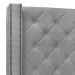 Cabeceira Casal Cama Box 140cm Louise S06 Linho Cinza - Mpozenato