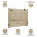 Cabeceira Casal Cama Box 140cm Louise S06 Linho Dourado - Mpozenato