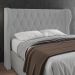 Cabeceira Casal Cama Box 140cm Malva Z04 Veludo Cinza - Mpozenato