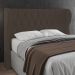 Cabeceira Casal Cama Box 140cm Malva Z04 Veludo Marrom - Mpozenato