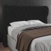 Cabeceira Casal Cama Box 140cm Malva Z04 Veludo Preto - Mpozenato