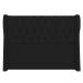 Cabeceira Casal Cama Box 140cm Malva Z04 Veludo Preto - Mpozenato