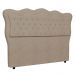Cabeceira Casal Cama Box 140cm Oregon Z04 Boucle Capuccino - Mpozenato