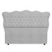 Cabeceira Casal Cama Box 140cm Oregon Z04 Boucle Cinza - Mpozenato