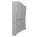 Cabeceira Casal King Cama Box 195cm Glenda Z04 Boucle Cinza - Mpozenato