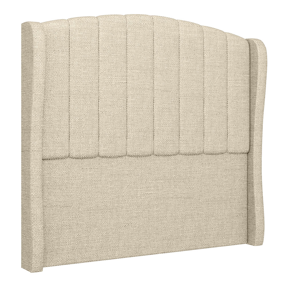 Cabeceira Casal King Cama Box 195cm Glenda Z04 Linho Bege - Mpozenato