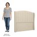 Cabeceira Casal King Cama Box 195cm Glenda Z04 Linho Bege - Mpozenato