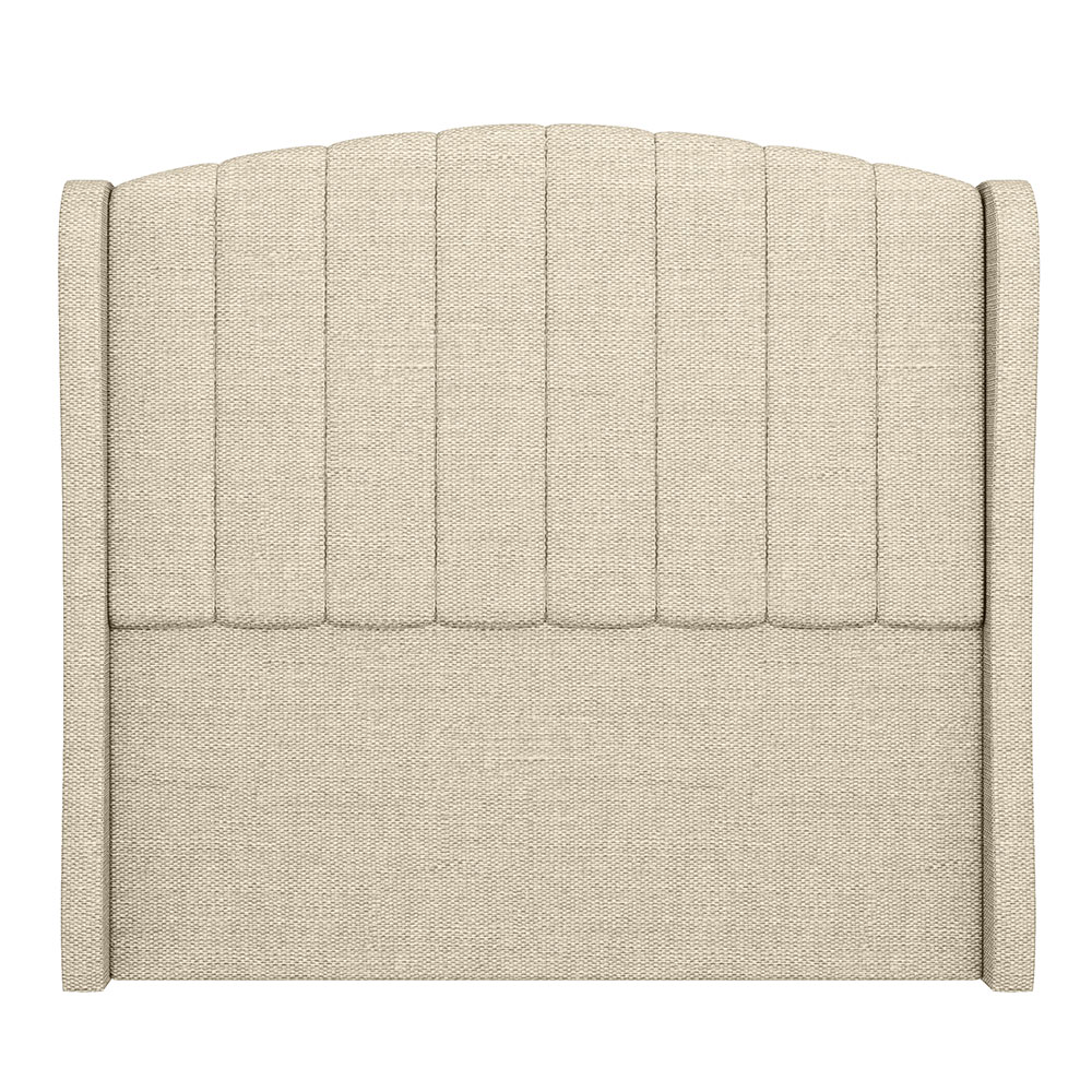 Cabeceira Casal King Cama Box 195cm Glenda Z04 Linho Bege - Mpozenato