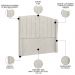 Cabeceira Casal King Cama Box 195cm Glenda Z04 Veludo Bege - Mpozenato