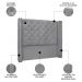 Cabeceira Casal King Cama Box 195cm Louise S06 Linho Cinza - Mpozenato