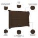 Cabeceira Casal King Cama Box 195cm Malva Z04 Boucle Marrom - Mpozenato