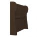 Cabeceira Casal King Cama Box 195cm Malva Z04 Boucle Marrom - Mpozenato