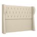 Cabeceira Casal King Cama Box 195cm Malva Z04 Linho Bege - Mpozenato