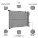 Cabeceira Casal King Cama Box 195cm Malva Z04 Linho Cinza - Mpozenato