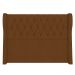 Cabeceira Casal King Cama Box 195cm Malva Z04 Veludo Terracota - Mpozenato
