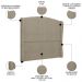 Cabeceira Casal Queen Cama Box 160cm Glenda Z04 Boucle Capuccino - Mpozenato